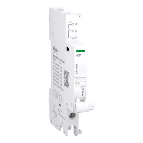 Schneider Electric Acti9 iOF jelzőérintkező (segédérintkező), 1 C/O, 0,1…6 A, alsó bekötés – A9A26904
