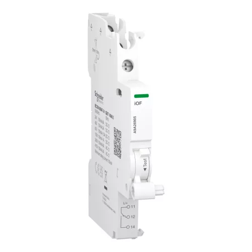 Schneider Electric Acti9 iOF jelzőérintkező (segédérintkező), 1 C/O, 0,1…6 A, felső bekötés – A9A26905