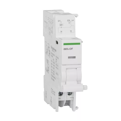 Schneider Electric Acti9 iMX-OF munkaáramú kioldó jelzőérintkezővel, 110…415 V AC / 110…130 V DC – A9A26946