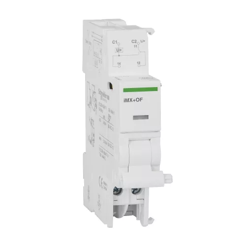 Schneider Electric Acti9 iMX-OF munkaáramú kioldó jelzőérintkezővel, 48 V AC / DC – A9A26947