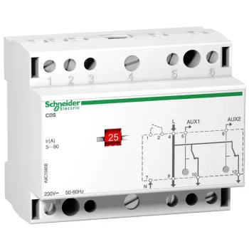   Schneider A9C15908 ACTI9 CDS terhelésfigyelő kontaktor, 2 csatornás, 240V egyfázisú
