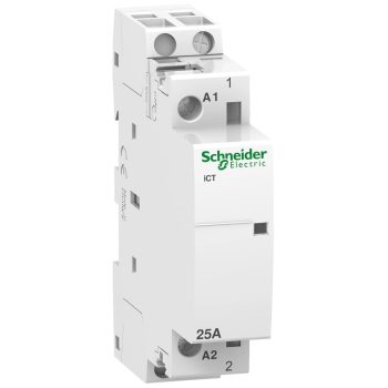   Schneider Electric, Moduláris kontaktor 25A, 1 Záró érintkező, 220-240V AC 60 Hz (Schneider A9C20631)