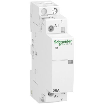   Schneider Electric, Moduláris kontaktor 25A, 1 Záró érintkező, 230-240V AC 50 Hz (Schneider A9C20731)