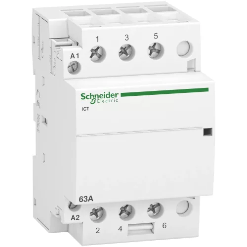 Schneider Electric Acti9 iCT A9C20863 moduláris kontaktor 63 A 3 NO 220…240 V AC