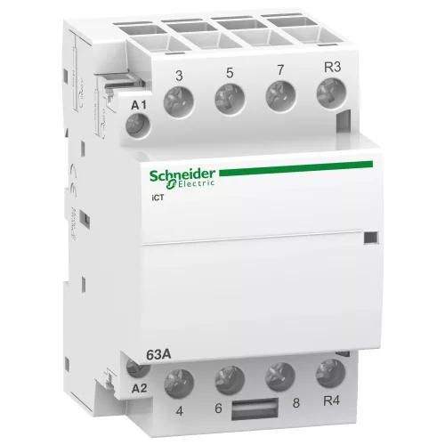 Schneider Electric Acti9 iCT A9C20869 moduláris kontaktor 63 A 3 NO + 1 NC 220…240 V AC