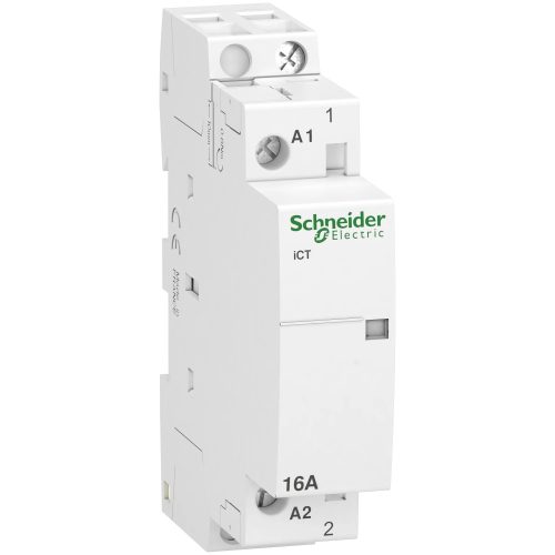Schneider Electric, Moduláris kontaktor 16A, 1 Záró érintkező, 12V AC 50 Hz (Schneider A9C22011)