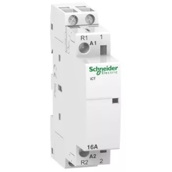   Schneider Electric, Moduláris kontaktor 16A, 1 Záró + 1 Nyitó érintkező, 127V AC 60 Hz (Schneider A9C22415)
