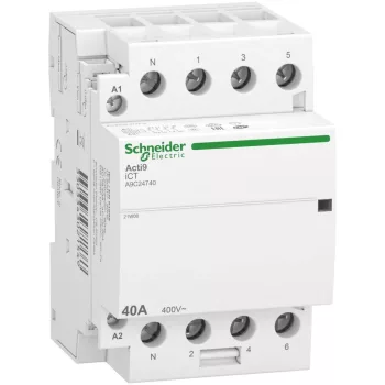 Schneider Electric Acti9 iCT A9C24740 moduláris kontaktor 40 A 4 NO 230…240 V AC