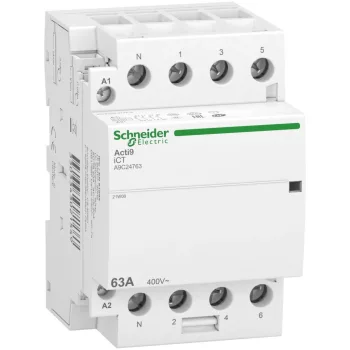 Schneider Electric Acti9 iCT A9C24763 moduláris kontaktor 63 A 4 NO 230…240 V AC