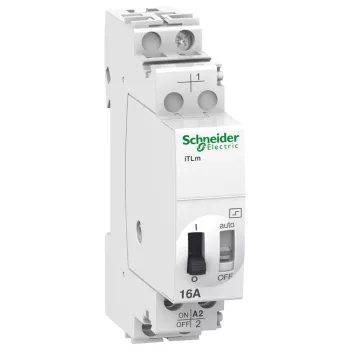   Schneider Electric, ACTI9 iTLm, A9C34811, impulzusrelé folyamatos vezérlési funkcióval, 1P 16A, 1 Záró érintkező, 230..240 V AC vezerlés, ACTI9 iTLm (Schneider A9C34811)