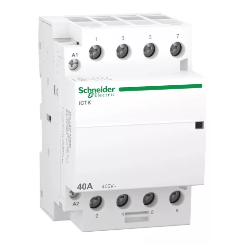 Schneider Electric Acti9 iCTK A9C40440 moduláris kontaktor 40 A 4 NO 220…240 V AC