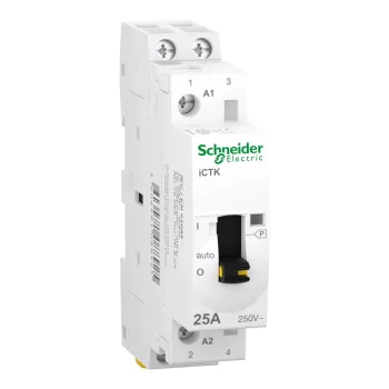 Schneider Electric Acti9 iCTK A9C41225 moduláris kontaktor 25 A 2 NO 230…240 V AC
