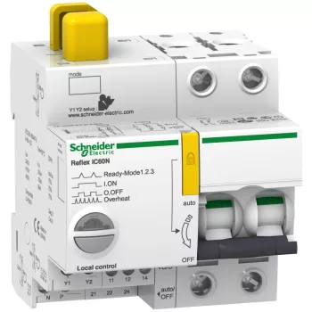   Schneider A9C62216 ACTI9 Reflex iC60N beépített megszakító vezérlés, 2P, C, 16A