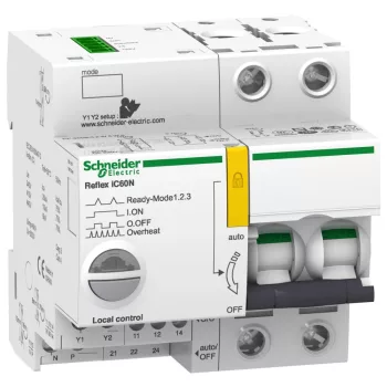   Schneider A9C62225 ACTI9 Reflex iC60N beépített megszakító vezérlés, 2P, C, 25A