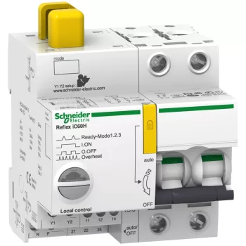   Schneider A9C64210 ACTI9 Reflex iC60H beépített megszakító vezérlés, 2P, B, 10A