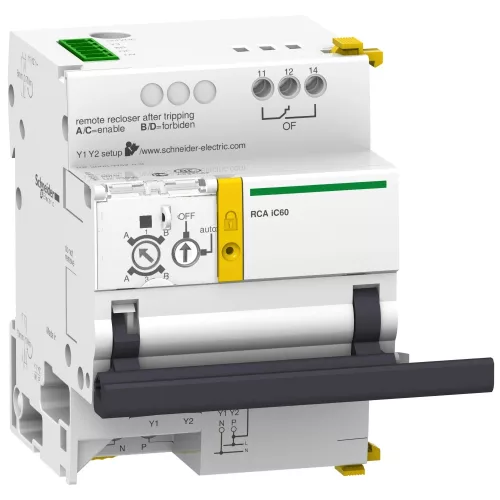 Schneider Electric Acti9 RCA iC60 távműködtető segédrelé 1P, 1P+N és 2P, Ti24 csatlakozóval – A9C70122