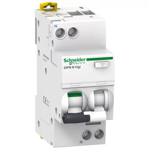 Schneider Electric Acti 9 iDPN N Vigi A9D08616 áramvédős kismegszakító RCBO 1P+N B görbe 16A 10mA A osztály