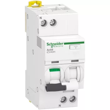 Schneider Electric Acti9 iCV40 A9DC4613 áramvédős kismegszakító RCBO 1P+N C görbe 13A 30mA A osztály