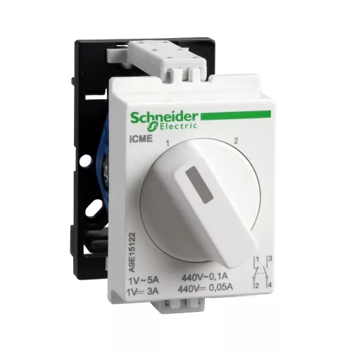 Schneider Electric Acti9 iCME A9E15122 DIN sínes választókapcsoló, 2 csatornás, kisfogyasztású