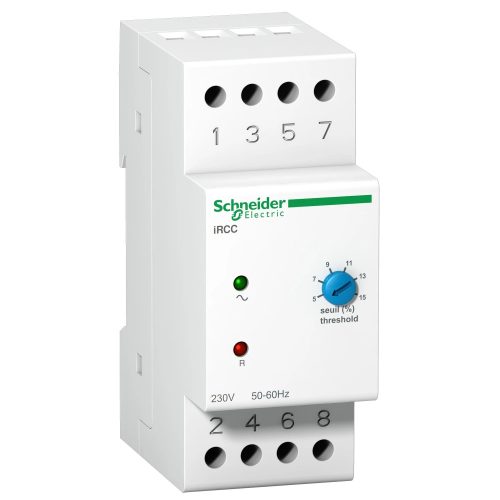 Schneider A9E21183 ACTI9 iRCC Kompresszorfigyelő relé, 2P, 8A, Uc 230VAC