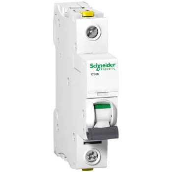   Schneider Electric, Acti9, A9F04110, Kismegszakító 1P,10A, C karakterisztika, 6 kA Acti9 IC60N (Schneider A9F04110)