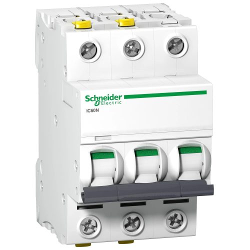 Schneider Electric, Acti9, A9F05325, Kismegszakító 3P,25A, D karakterisztika, 6 kA Acti9 IC60N (Schneider A9F05325)