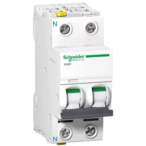 Schneider Acti9 iC60H A9F06610 kismegszakító 1P+N B görbe 10A 10 kA DIN sínre