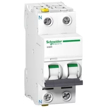   Schneider Electric, Acti9, A9F06650, Kismegszakító 1P+N,50A, B karakterisztika, 10 kA Acti9 IC60H (Schneider A9F06650)