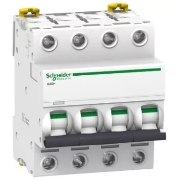   Schneider Electric, Acti9, A9F83401, Kismegszakító 4P,1A, B karakterisztika, 10 kA Acti9 IC60H (Schneider A9F83401)
