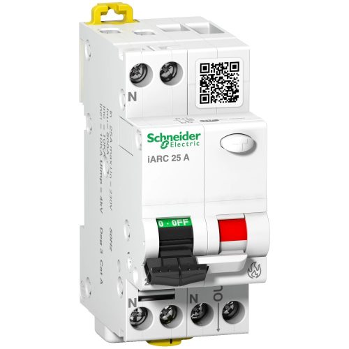 Schneider Electric A9FDD225 ACTI9 iARC AFDD ívzárlat figyelő, 1P-N, 25A