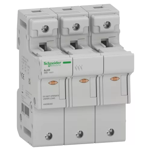 Schneider Electric Acti9 SBI olvadóbiztosítós szakaszoló 3P 14x51 mm A9GSB350
