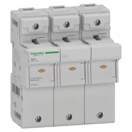 Schneider Electric Acti9 SBI olvadóbiztosítós szakaszoló 3P 22x58 mm A9GSB392