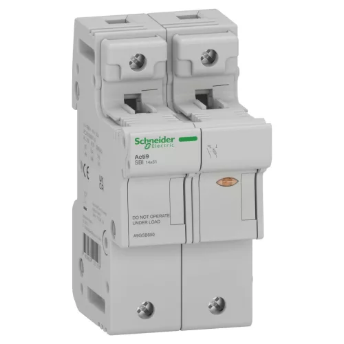 Schneider Electric Acti9 SBI olvadóbiztosítós szakaszoló 1P+N 14x51 mm A9GSB650