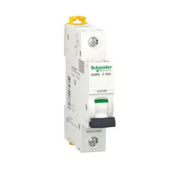   Schneider Electric, Acti9, A9K24140, Kismegszakító 1P,40A, C karakterisztika, 6 kA Acti9 IK60N (Schneider A9K24140)