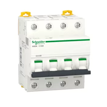   Schneider Electric, Acti9, A9K24463, Kismegszakító 4P,63A, C karakterisztika, 6 kA Acti9 IK60N (Schneider A9K24463)