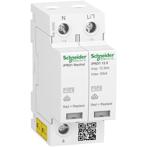 Schneider Electric A9L16282 ACTI9 iPRF1 túlfeszültség-korlátozó, 12.5r, 1P-N