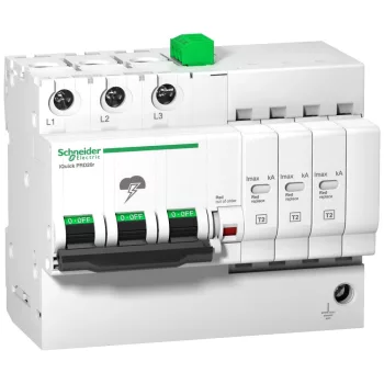   Schneider A9L16299 ACTI9 iQuick PRD túlfeszültség-korlátozó, cs.bet. távjelzéssel, 8kA, 3P