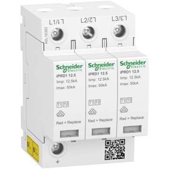   Schneider Electric A9L16382 ACTI9 iPRF1 túlfeszültség-korlátozó, 12.5r, 3P
