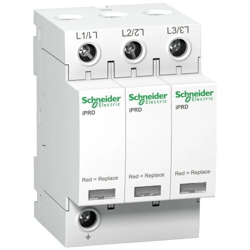 Schneider A9L65301 ACTI9 iPRD túlfeszültség-korlátozó, cs.bet. távjelzéssel, 65kA, 3P, 350V