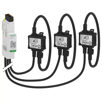  Schneider Electric A9MEM1591 PowerTag Energy R600 3P/3PN rope fogyasztásmérő bontható Rogowski áramváltókkal