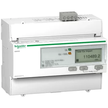   Schneider A9MEM3355 digitális fogyasztásmérő 3 fázis 125A, MODBUS, MID