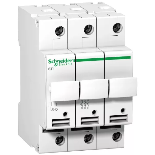 Schneider Electric Acti9 STI olvadóbiztosítós szakaszoló 3P 8,5x31,5 mm A9N15655