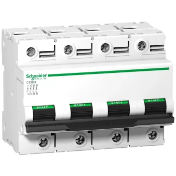 Schneider Acti9 C120H A9N18435 kismegszakító 4P B görbe 80A 15 kA DIN sínre