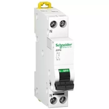  Schneider Electric, Acti9, A9N21550, Kismegszakító 1P+N,32A, C karakterisztika, 4,5 kA Acti9 IDPN (Schneider A9N21550)