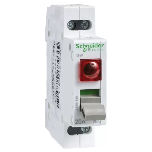 Schneider Electric Acti9 iSW jelzőlámpás szakaszolókapcsoló 1P 32 A A9S61132