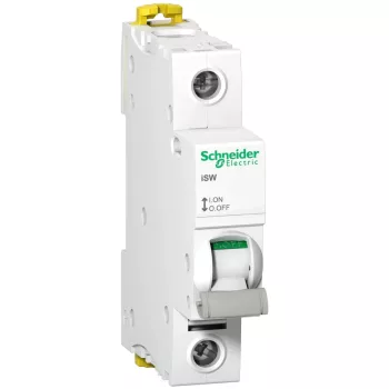   Schneider Electric, A9S65140, moduláris terheléskapcsoló 1P 40A 240V AC, Acti9 ISW (Schneider A9S65140)
