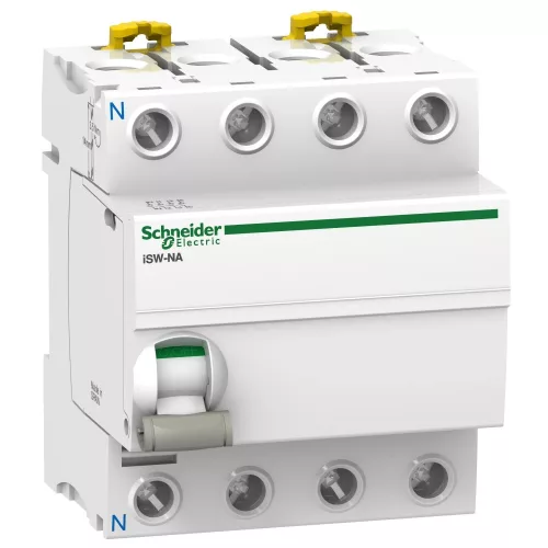 Schneider Electric Acti9 iSW-NA távkioldható terheléskapcsoló 3P+N 100 A A9S70790