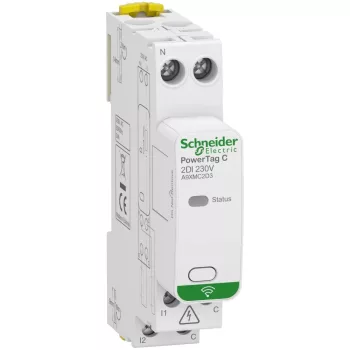   Schneider Electric A9XMC2D3 ACTI9 PowerTag C 2DI, monitorizáló egység