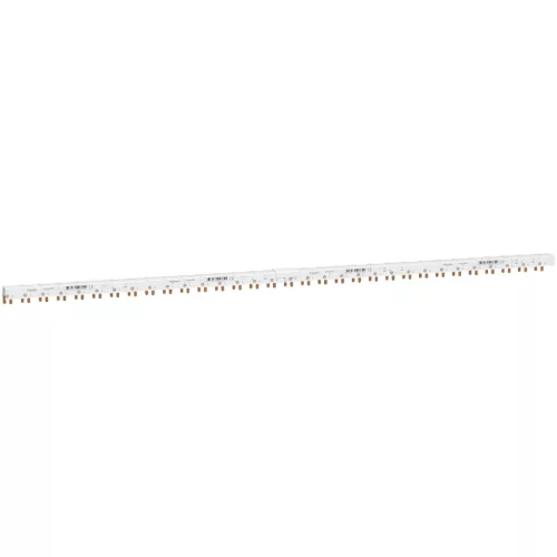 Schneider Electric Acti9 fésűs gyűjtősín, 1P+N, 80 A, 48 modul, 9 mm segédérintkező-hellyel – A9XPA648