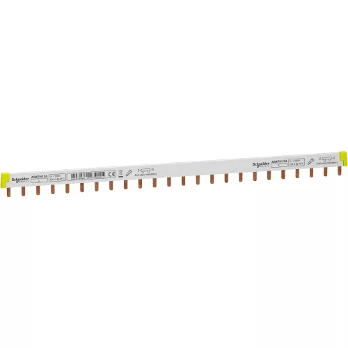 Schneider Electric Acti9 fésűs gyűjtősín, 1P, 100 A, 24 modul – A9XPH124